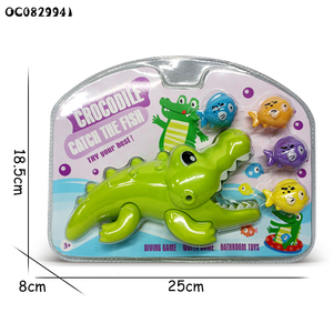 Jouets <span class=keywords><strong>de</strong></span> <span class=keywords><strong>bain</strong></span> en plastique pour bébé <span class=keywords><strong>crocodile</strong></span>, <span class=keywords><strong>jeux</strong></span> <span class=keywords><strong>de</strong></span> pêche pour tout-petits - Product Image 6