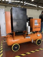 Compresseur d'air portable diesel 12V certifié CE Kaishan haute pression 12-40Bar à vis avec noyau moteur à air à vendre