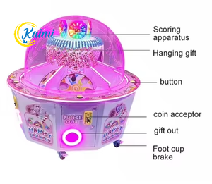 KAIMI <span class=keywords><strong>Mini</strong></span>-grue à monnayeur de haute qualité |   Jeu de récompense en forme d'œuf avec musique et lumière LED en plastique pour le divertissement des enfants - Product Image 3