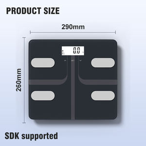 유행 스마트 기능 사용자 정의 환경 재료 Bmi 신체 검사 전자 디지털 지방 스케일 - Product Image 3