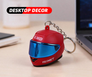 Llavero de casco de motocicleta, accesorios divertidos, llavero de casco de motocicleta con lámpara, accesorio de alta calidad, llaveros y colgantes - Product Image 3