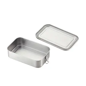 Wholesale Promotional Leak Proof 304 Stainless Steel Lunch Box Eco Friendly Mess Tin Supplier For Hiking Picnic