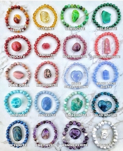 Bracelet éco-responsable sept chakras, bijoux en cristal naturel pour la méditation, la pleine conscience et le bien-être spirituel, disponible à la vente - Product Image 3