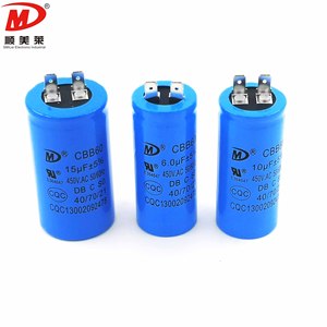 ตัวเก็บประจุแบบฟิล์มโพลีเอสเตอร์ cbb60 sh สำหรับพัดลมเพดาน 450vac 50/60hz 25/70/21 - Product Image 6