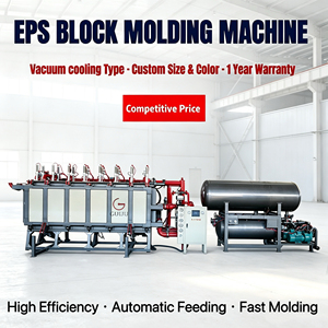 Machine professionnelle <span class=keywords><strong>de</strong></span> fabrication <span class=keywords><strong>de</strong></span> blocs <span class=keywords><strong>de</strong></span> mousse EPS, type refroidissement sous vide, ligne <span class=keywords><strong>de</strong></span> production <span class=keywords><strong>de</strong></span> panneaux <span class=keywords><strong>d</strong></span>'isolation <span class=keywords><strong>de</strong></span> <span class=keywords><strong>toiture</strong></span> et <span class=keywords><strong>de</strong></span> murs en mousse EPS en stock - Product Image 1
