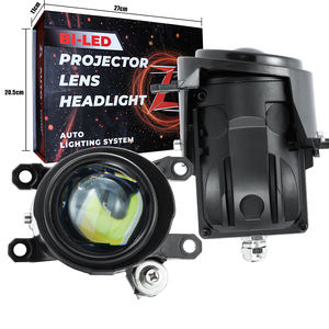 Feux antibrouillard de 2 pouces Bi Led Tricolore Jaune Blanc <span class=keywords><strong>Combo</strong></span> Couleurs Lentille de projecteur Avec 120W 33000Lm Feux antibrouillard LED - Product Image 1