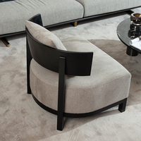 Fauteuil de salon d'hôtel moderne, coussin de rembourrage, canapé simple, chaise, meubles de salon pour hôtel
