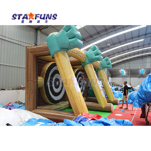 Jeux <span class=keywords><strong>de</strong></span> Carnaval Gonflables pour Deux Joueurs <span class=keywords><strong>Jeu</strong></span> <span class=keywords><strong>de</strong></span> Cible <span class=keywords><strong>de</strong></span> Fléchettes <span class=keywords><strong>de</strong></span> Tir, Haches <span class=keywords><strong>de</strong></span> Combat Gonflables pour Enfants et Adultes - Product Image 4