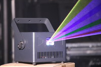 AMG ART Vente chaude 110W RGB Pleine couleur Animation 3D Lumière laser avec contrôle DMX512 & Art-Net IP56 Classé pour les événements DJ Mariage