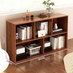 Modern Mini Kids <strong>Bookshelf</strong> and Toy Storage Cabinet Small <strong>Long</strong> Baby Furniture for Home or Apartment - Product Image 2