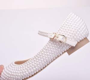 أحذية رسمية للبنات حذاء أميرة لامع زهرة ماري جين كعب منخفض حفلات الزفاف حفلة موسيقية أحذية للأطفال الصغار - Product Image 5