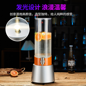 <b>Drink</b> Dispenser 3L Stainless Steel Freestanding Commercial Grade Round Simple Style - Product Image 3