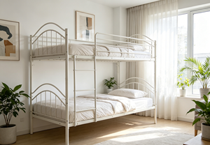 <span class=keywords><strong>Lit</strong></span> superposé double <span class=keywords><strong>en</strong></span> fer forgé <span class=keywords><strong>avec</strong></span> <span class=keywords><strong>bureau</strong></span> intégré, style loft, surélevé, gain de place, pour intérieur - Product Image 2