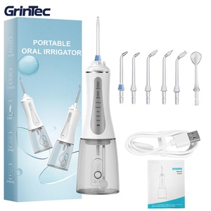 Irrigador oral portátil profesional <span class=keywords><strong>de</strong></span> 350ml Dental Water Pick Flosser recargable con batería <span class=keywords><strong>de</strong></span> 1800mAh - Product Image 1