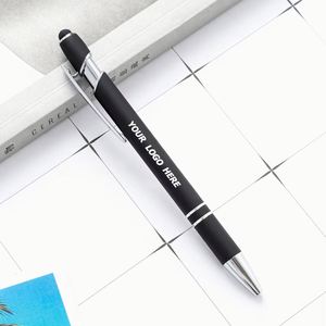 Lápiz Óptico de Aluminio con Logotipo Personalizado - Bolígrafo Retráctil con Punta Táctil para Regalos Promocionales - Product Image 1