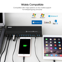 Stock industrielle A-316 haute vitesse usb de charge smartphone rénové 16-Port usb hubs usb hub chargeur