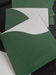 Amplop Kustom Edisi Khusus 2026 250gsm Pilihan Pabrik Mewah Minimalis Premium Vintage Tanpa Pewarna dengan Embos dan Kartu - Product Image 1