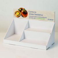 Exhibidores de Cartón Modernos y de Lujo para Alimentos, Plegables, Portátiles, para Publicidad en Tiendas, Diseño Personalizado para Exhibición de Productos