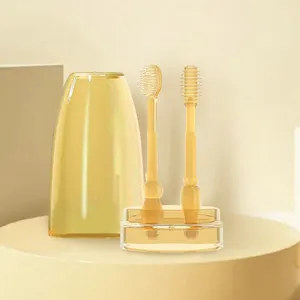 Безопасный мягкий инструмент для чистки без бисфенола А, Силиконовая зубная щетка премиум-класса для детей, набор с зубной щеткой для языка, зубной щеткой