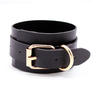 Nouvelle mode Bracelet en cuir PU amitié grand poignet large Wraps Bracelet femmes main caténaire pour cadeaux - Product Image 5