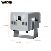 Projecteur laser d'animation RVB 15W pleine couleur, étanche IP65 pour extérieur, ILDA DMX512, éclairage de scène et de paysage