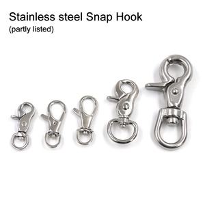 Chất lượng cao Hợp kim kẽm xoay Carabiner dây buộc xoay kích hoạt móc Clasp Móc Chìa Khóa Clasp Nickel màu Snap móc cho Keychain - Product Image 3