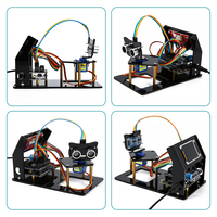 OEM escuela niños DIY codificación juguete vástago educativo Radar ultrasónico fabricante inteligente Robot aprendizaje Starter Kit Set para Arduino