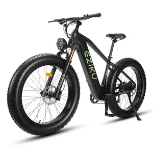 वयस्कों के लिए Eziku 1000W इलेक्ट्रिक माउंटेन बाइक 20Ah सैमसंग रिमूवेबल बैटरी फैट टायर ऑयल फोर्क्स के साथ पुरुषों के लिए इलेक्ट्रिक फैट बाइक