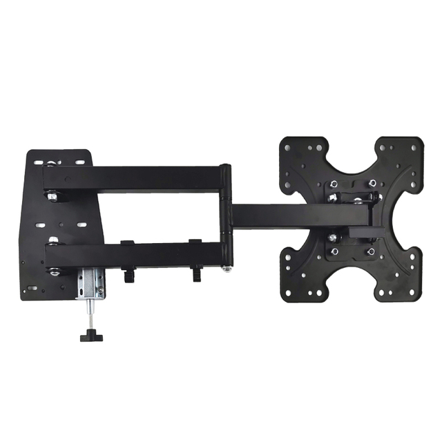 OEM RV Caravan Motorhome TV Wall Mount Bracket Folding With Locking Function Folding Telescopic 19-42 Inch RV TV Holder
