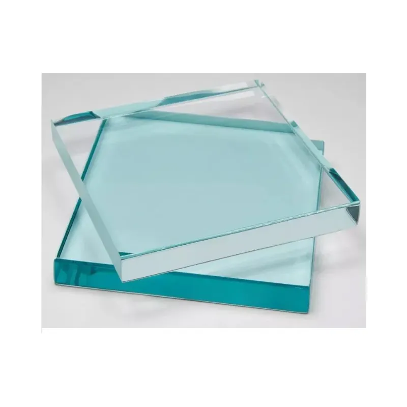 Оптовая цена, прозрачные изолированные стеклянные плоские прозрачные стеклянные украшения