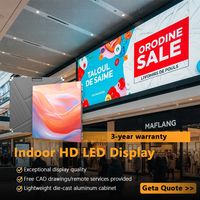 Écran LED d'intérieur P1.56 sur mesure, à assemblage sans joint, avec maintenance frontale, pour salle d'exposition de musée