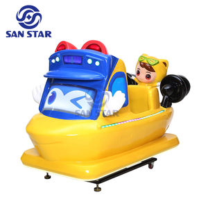 Parc d'attraction centre commercial fibre de verre enfants robot bus machine voiture de police monnayeur kiddie manèges mécanisme de pièces - Product Image 5