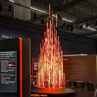 Lumières à flamme dynamique pour intérieur et extérieur, centre commercial, plaza, lumières variables programmables, installation artistique
