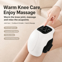 Masseur de genou intelligent multifonctionnel sans fil, machine de massage par vibration relaxante, appareil pour les articulations, cadeaux pour amis