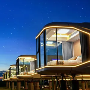 Cápsula Espacial de Lujo, Casa Móvil, Vivienda Prefabricada Móvil, Cabaña Espacial, Apartamento Expandible de Dos Habitaciones - Product Image 5