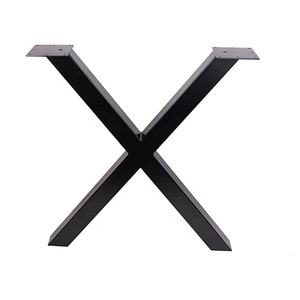 Caballete trapezoidal <span class=keywords><strong>de</strong></span> hierro para niños, moderno trípode chino <span class=keywords><strong>de</strong></span> Color negro mate, decoración <span class=keywords><strong>de</strong></span> tubos <span class=keywords><strong>de</strong></span> acero, patas <span class=keywords><strong>de</strong></span> mesa - Product Image 6