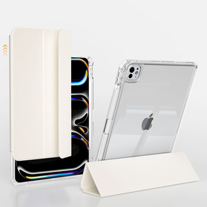 โรงงาน<span class=keywords><strong>ราคา</strong></span>ใหม่มาถึงPUหนังอะคริลิคใสกรณีแท็บเล็ตสําหรับ<span class=keywords><strong>iPad</strong></span> <span class=keywords><strong>Pro</strong></span> 7th <span class=keywords><strong>13</strong></span> 2024 กรณี - Product Image 2