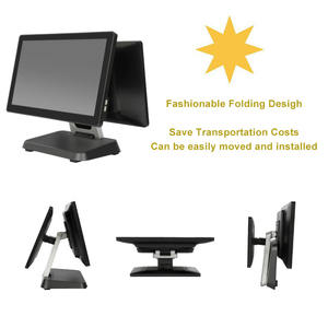 Все-в-одном ресторанный терминал POS реальный рабочий кассовый аппарат с клавиатурой, совместная работа принтера - Product Image 4