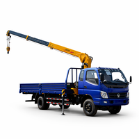 Nouvelle grue télescopique montée sur camion de 4 tonnes de marque chinoise de premier plan à vendre