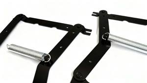 وصل حديثًا سرير حديدي متين مفصلات دعم قضيب أسود أجهزة تخزين سرير أريكة أجهزة وظيفية كتم صوت - Product Image 6