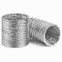 Tuyau flexible en aluminium pour la ventilation, léger, pour les bâtiments commerciaux, les systèmes HVAC et la circulation d'air
