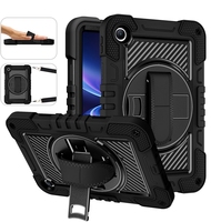 Étui de protection antichoc rotatif pour Xiaomi Redmi Pad2 SE 9.7" 2026 avec sangle d'épaule et de main