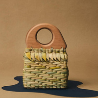 Sac à main pour femmes Eco 2026 Pochette naturelle 3D Designer Raffia Mini carré Cadeau Rangement Shopping en plein air Sac de voyage pour femmes
