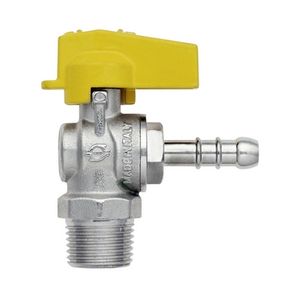 Valvola a Sfera Manuale Quadrata da 1/2\" con Supporto M-hose LPG UNI 7141 per Gas, Acidi, Olio e Fluidi ad Alta Temperatura, Personalizzabile OEM - Product Image 1