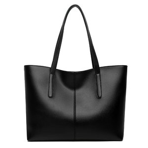 Borsa A Mano Nera Con Fiocco – Sintetico, Tracolla Regolabile, Zip E Scomparti, Stile Chic