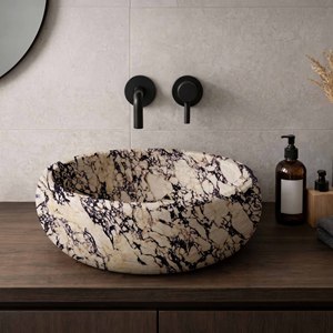 Lavabo de Mármol Vintage Calcutta Viola para Decoración de Interiores de Baños - Product Image 3