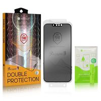 Protector de Pantalla de Vidrio Templado 2.5D de Doble Capa, Anti-Espía, 9H, Impermeable, Anti-Aceite, Anti-Golpes, Sin Burbujas, Sensación Táctil