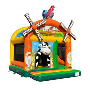 Casa Inflable de PVC con Temática Vaquera, Ecológica y Comercial, Muy Popular, con 3 Años de Garantía, para Fiestas al Aire Libre - Product Image 1