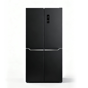 Nouveau <span class=keywords><strong>réfrigérateur</strong></span> à portes françaises 4 portes en acier inoxydable, sans givre, refroidi par air, classe A en termes d'efficacité énergétique - Product Image 4