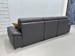 <b>Modern</b> Leather Sectional <b>Sofa</b> Large Deep Seat Functional Reclining Couch Tufted 3 Seater <b>Sofa</b> for High-End Home Theater - Product Image 3